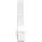 Ekena Millwork Ericson Architectural Grade PVC Gable Bracket, 48"W x 24"H x 4"D x 4"F, 12/12 Pitch GBP048X24X0404ERI00 - alternate 5